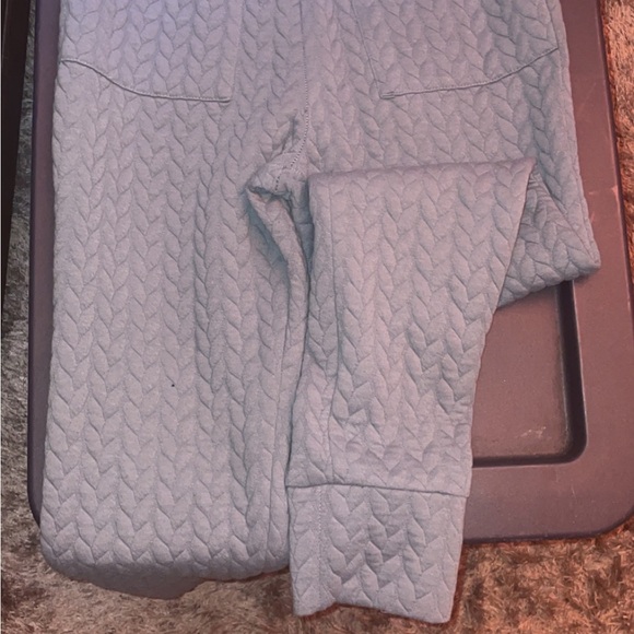 Baby Blue Two Piece Sweater Set - Picture 4 of 4